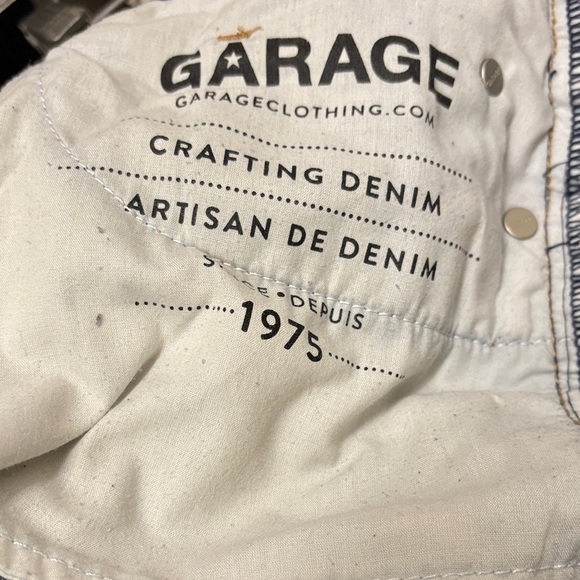 Garage Distressed Denim Shorts- measurements suggest size 8 - Picture 4 of 10